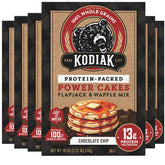 Kodiak Cakes Power Cakes Chocolate Chip pack 6 front, a protein-packed breakfast option.