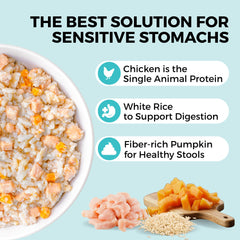 KOHA Bland Diet bowl served, supports gentle digestion and regular stools.