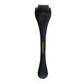 Koi Beauty derma roller with titanium 540 needles in jet black for at-home use.