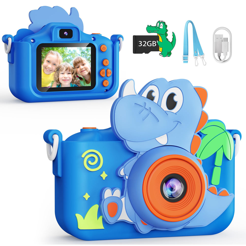 KOKODI Kids Camera front view shows compact design for on-the-go creativity.