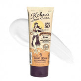 Kokua Sun Care SPF 50 tube front shows reef-safe mineral protection