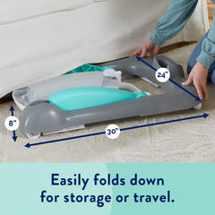 Kolcraft Tiny Steps crinkle sounds stimulate hearing and attention in little explorers.