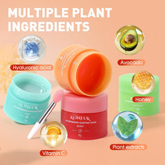 KONEUK grapefruit bottle highlights brightening lip care overnight
