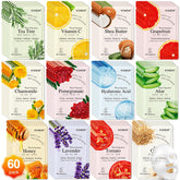 KONEUK 60-pack collagen masks in premium box for spa-style skincare