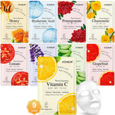 KONEUK collagen face mask lemon for hydration and refreshed skin.