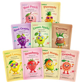 KONEUK 9-pack strawberry mask, kid-friendly design for gentle daily skincare.