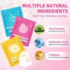 KONEUK aloe face mask soothes dry skin with lightweight moisture.