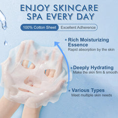 KONEUK sheet mask packaging highlighting gifting-friendly spa experience