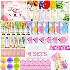 KONEUK spa party set packaging for girls' sleepover, ideal for sharing.