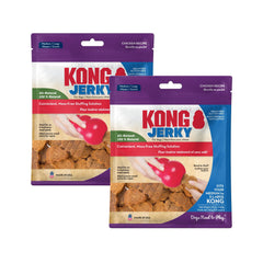 KONG Jerky Chicken md/lg 5 oz Pack-2 bag; natural dog treat to stuff into toys.