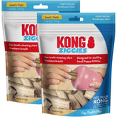 KONG Puppy Ziggies treats in a resealable pack for gentle puppy enrichment.