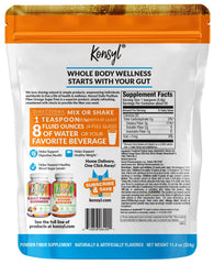 Konsyl Daily Psyllium Orange Sugar Free dispensing close-up for quick mixing.