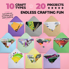KOOL KRAFTS organized packs with clear labels simplify project selection.