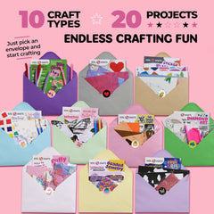 KOOL KRAFTS Surprise Craft Box Beaded Jewelry project supports patience
