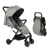Koolababy lightweight travel stroller showing the one-hand fold for quick setup.