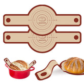 Koolstuffs silicone bread sling for Dutch oven enables smooth non-stick release.
