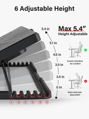 Kootek dual on/off switches let you tailor cooling by number of active fans.