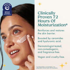 Kopari Moisture Whipped Ceramide Cream texture swatch demonstrates smooth non greasy finish