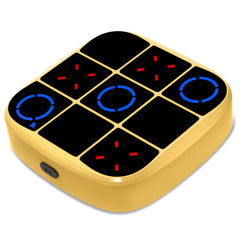 KOQQQ Bolt Game 4-in-1 handheld with yellow finish for on-the-go strategy and fun.