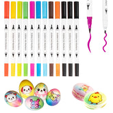 KORNNAC edible markers with dual tips for precise cookie decorating