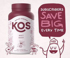 KOS Organic certification seal signals USDA Organic quality.