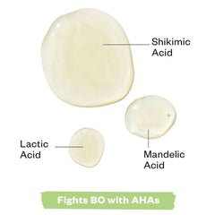 Kosas Chemistry Underarm skin closeup demonstrating gentle, skin-friendly formula