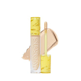 Kosas Revealer Concealer bottle close-up shows smooth, medium-coverage finish.