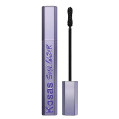 Kosas Soulgazer lengthening brush close-up showing lift and separation for fluttery lashes