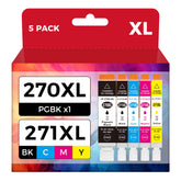 Kotang pgi-270xl cli-271xl ink pack for Canon printers delivers crisp text and vibrant color.