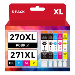 Kotang pgi-270xl cli-271xl ink pack for Canon printers delivers crisp text and vibrant color.