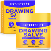 Kototo Drawing Salve jar front view for gentle skin support.