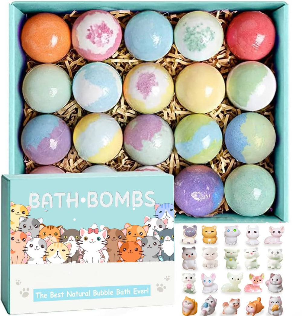 Kottke Kids Bath Bombs with surprise inside packaging and vibrant colors.