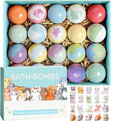 Kottke Kids Bath Bombs with surprise inside packaging and vibrant colors.