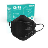 KOZUVEE KN95 mask front view highlights four-layer protection