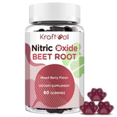 Kraftvoll Nitric Oxide Beet Root Gummies bottle ready for everyday use and easy dosing