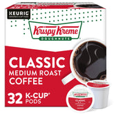 Krispy Kreme Classic coffee pods inside a box for easy mornings