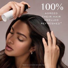 Kristin Ess arrowroot based dry shampoo absorbs oil at the scalp