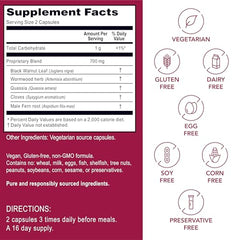Kroeger Herb USA-made label emphasizing quality manufacturing.