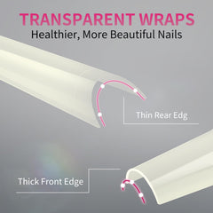 Soft gel acrylic material provides flexible wear and natural look