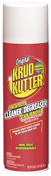 Krud Kutter Original bottle pour shows heavy-duty stain removal potential.
