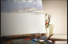 Krylon Gallery Series UV Archival Varnish aerosol closeup shows a glossy protective coating