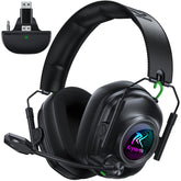 Krysenix wireless headset shown with Xbox dongle for low‑latency setup.