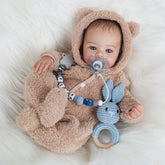 KSBD Reborn doll face close-up showing realism for nurturing play