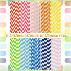 KTOJOY colorful paper straws brighten drinks and inspire celebrations