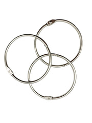 KTOJOY binder rings opened to reveal simple open-and-close operation.
