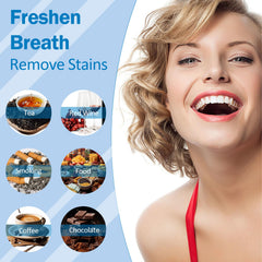 KTSAY Teeth Whitening Pen gel closeup highlights fast-drying formula with minimal mess.