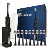 Kuicur Diamond Style toothbrush handle close-up with ergonomic grip for comfortable brushing.