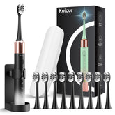 Kuicur electric toothbrush with 5-mode dial for customizable daily cleaning