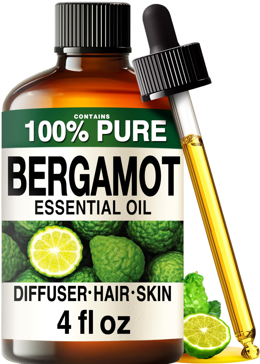 KUKKA Bergamot essential oil diffuser aroma pour for a fresh citrus ambiance.