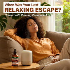 KUKKA Cedarwood aroma drops ready to diffuse for relaxing ambiance
